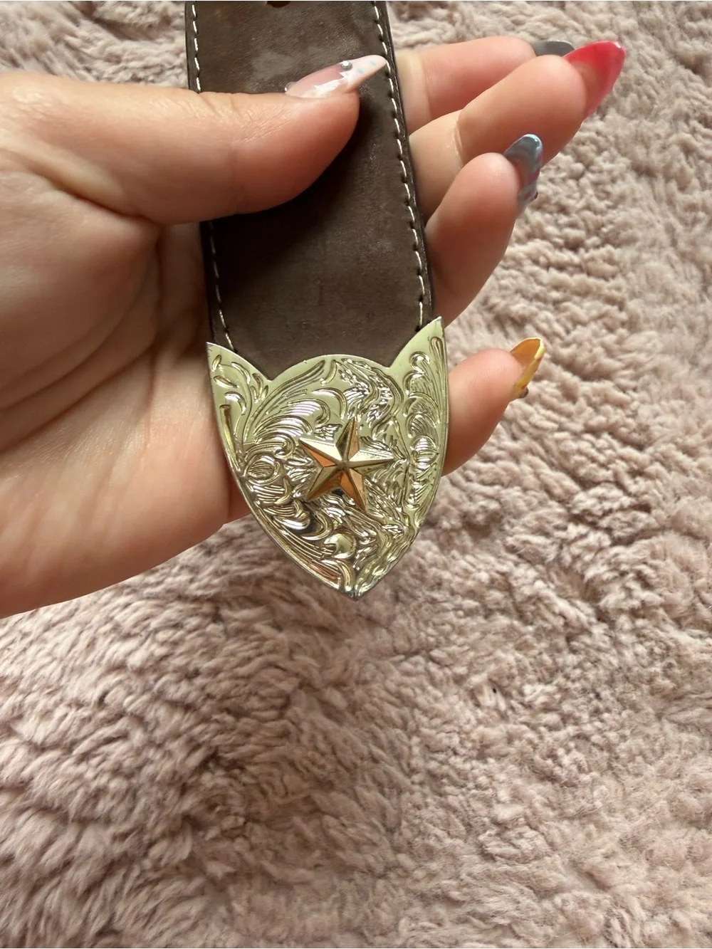 guero brown leather
